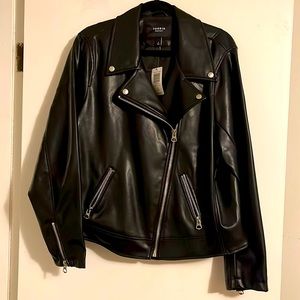Torrid black leather jacket